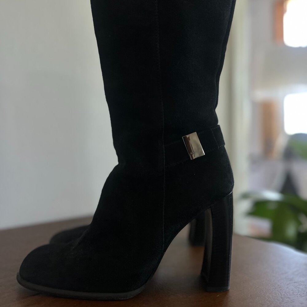 Gucci Black Suede Boot Size 9